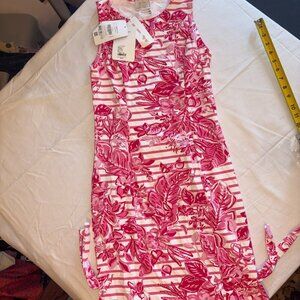 NWT NEW Lilly Pulitzer x St James Exclusive Simone Stretch Performance Dress 2US